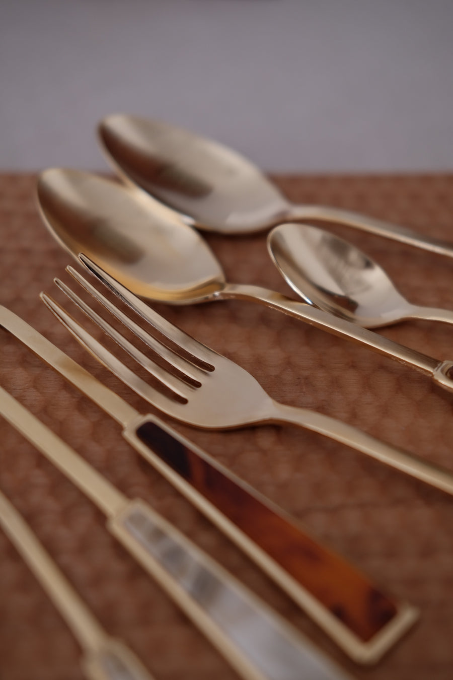 Tsubame Stainless Flatware Shiro Acrylic Colletcion-Large