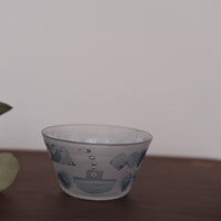 Sala Watanabe Glass Blue Bowl Small