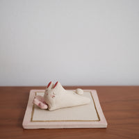 Japanese Clay Animals Incense Holder