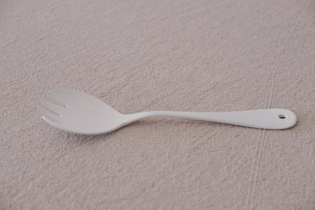 Japaneses Enamel Salad Fork / Spoon