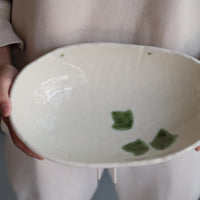 Japanese Shunryoku Green Leaf Large Plate Collection