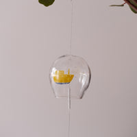 Sala Watanabe Glass Wind Chime Ship