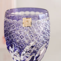 Kagami Crystal -Whiskey Glass, Edo Kiriko "Fuga"