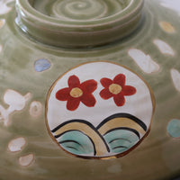 Yudachigama Hand-painted Lucky Cat Pot