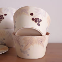 Purple Grape Coffee Cup & Saucer Collection