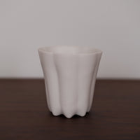 Kasumi Fujimura White Ceramic Tea Cup 200ml