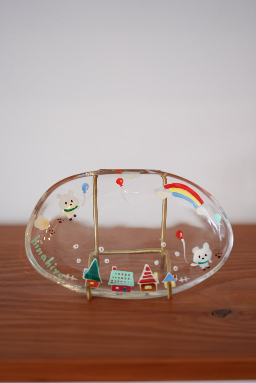 hina hiyo club Glass Oval Plate #1