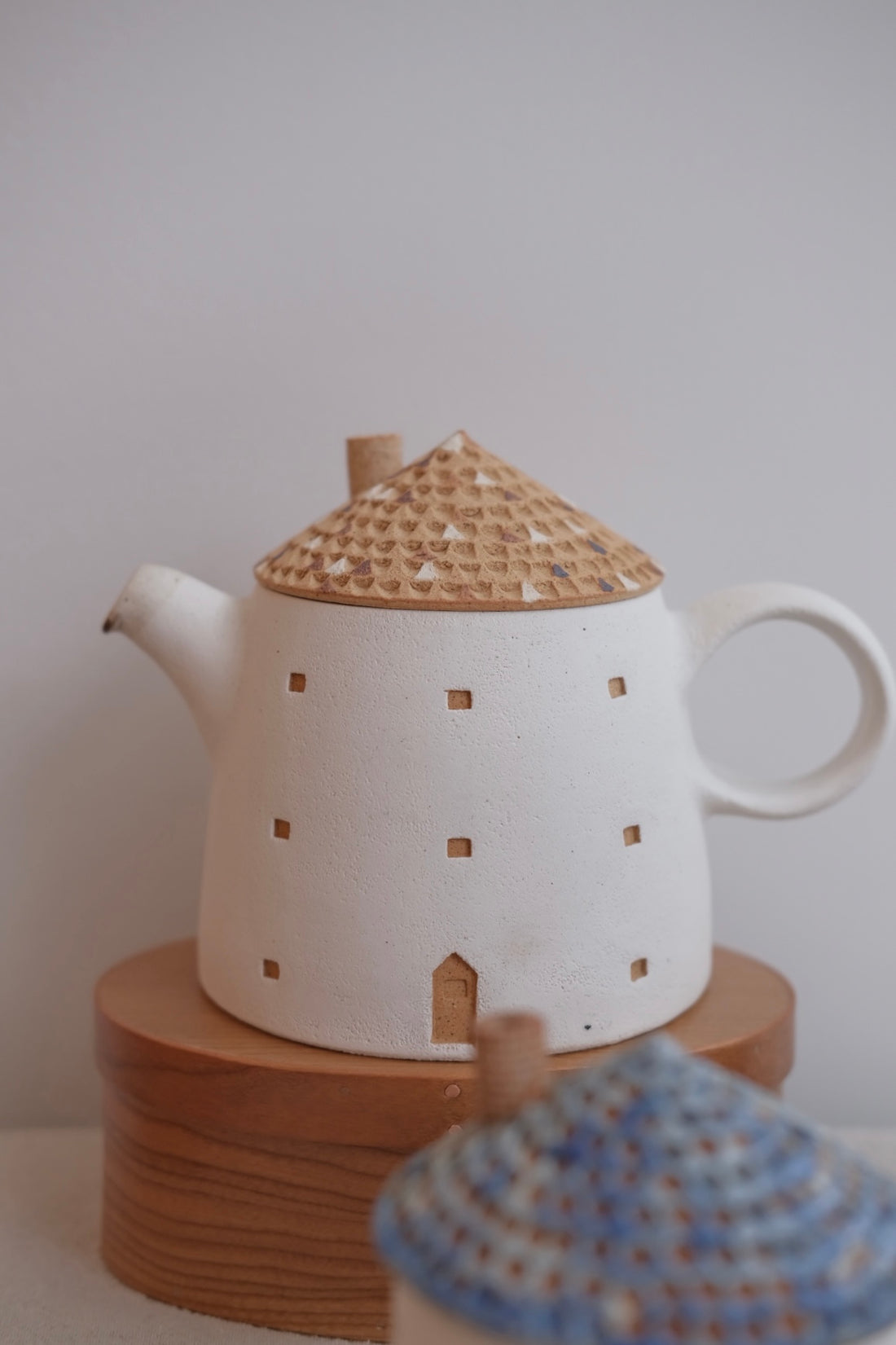 Forest Seed Pottery Ceramic Clay House Tea Pot