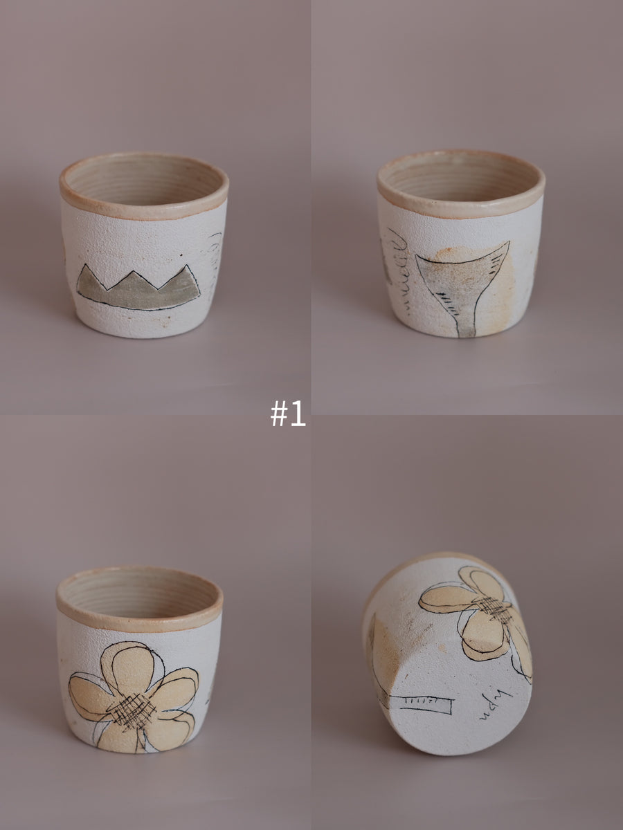 Hapun Pottery colorful series tea cup