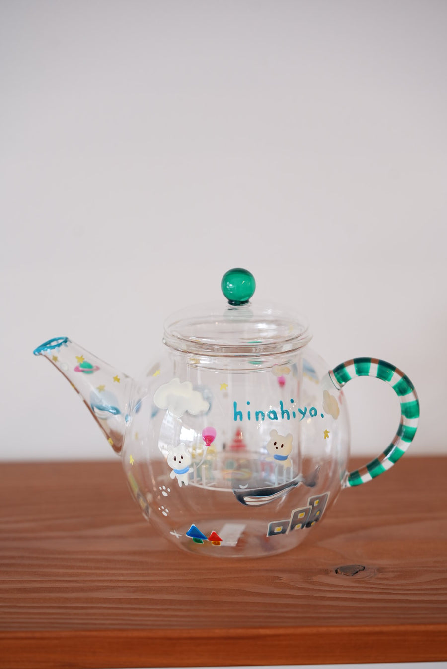 hina hiyo club Glass Teapot #2