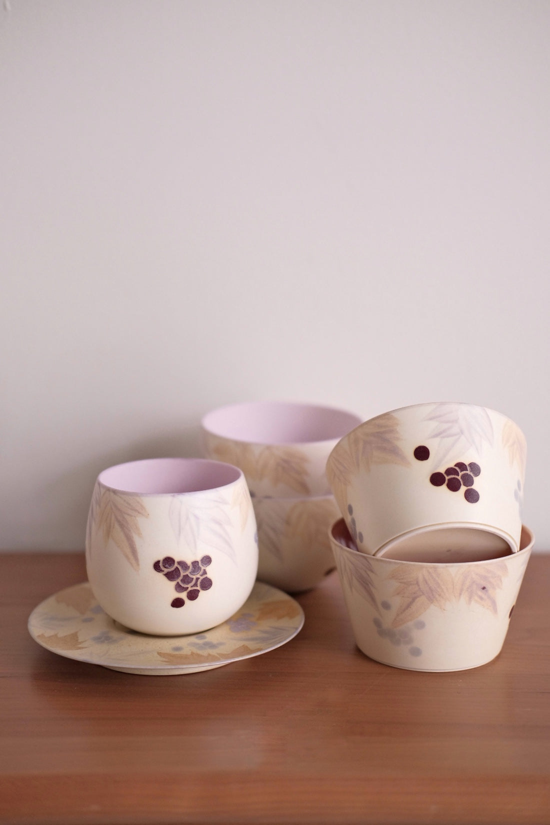 Purple Grape Coffee Cup & Saucer Collection