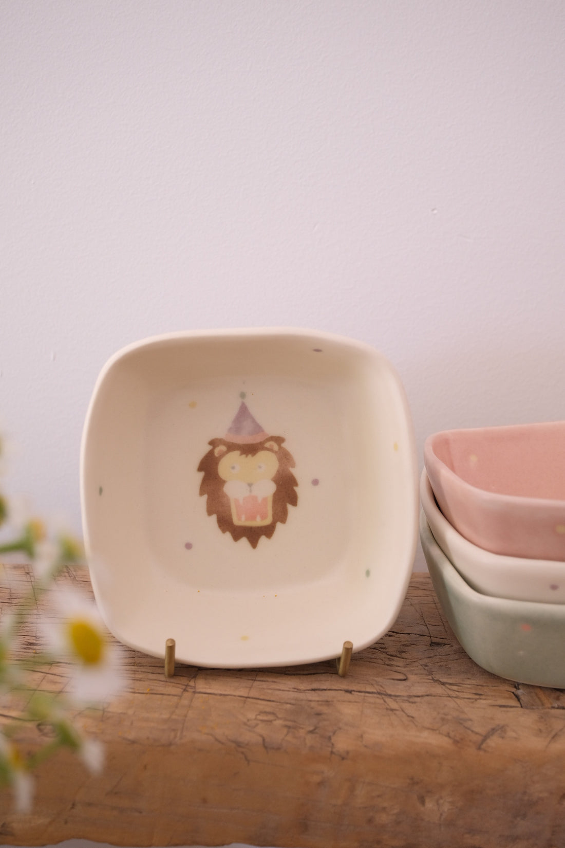 Shibata Ayami Ceramic Square Bowl