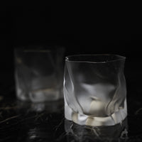 Crumple Oldfashion Crinkle Glass Tumbler