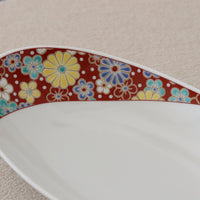 Kutani Ware Oval Plate