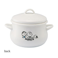 Japanese Enamel Snoopy Peanuts Pot - 1.6L