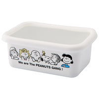 Japanese Enamel Snoopy Peanuts Storage Canister