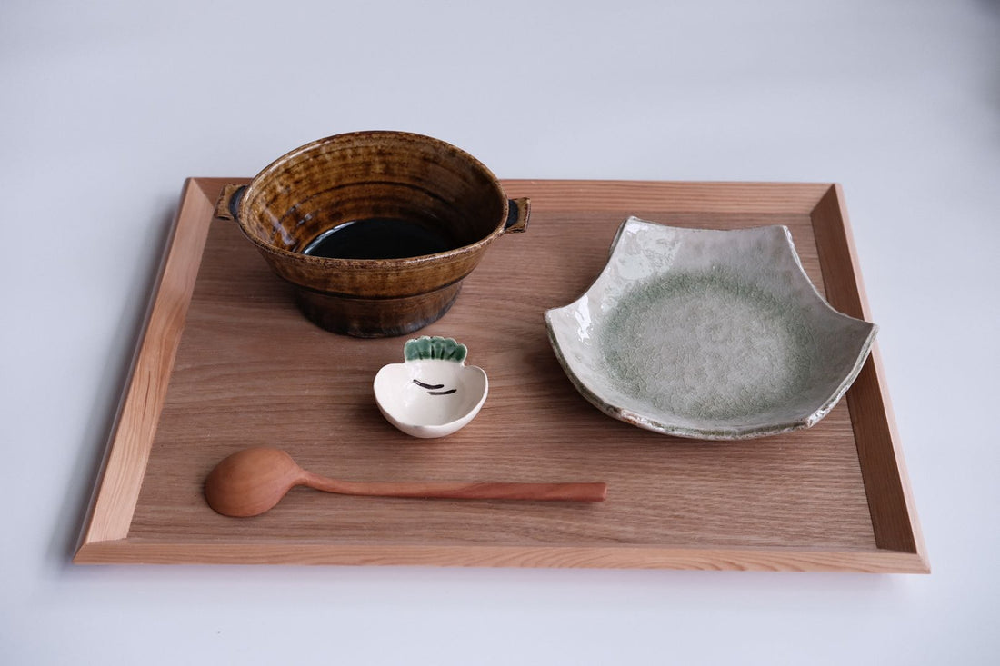 Plate Ash Glaze - Japanese artist Kei Kawachi 河内啓