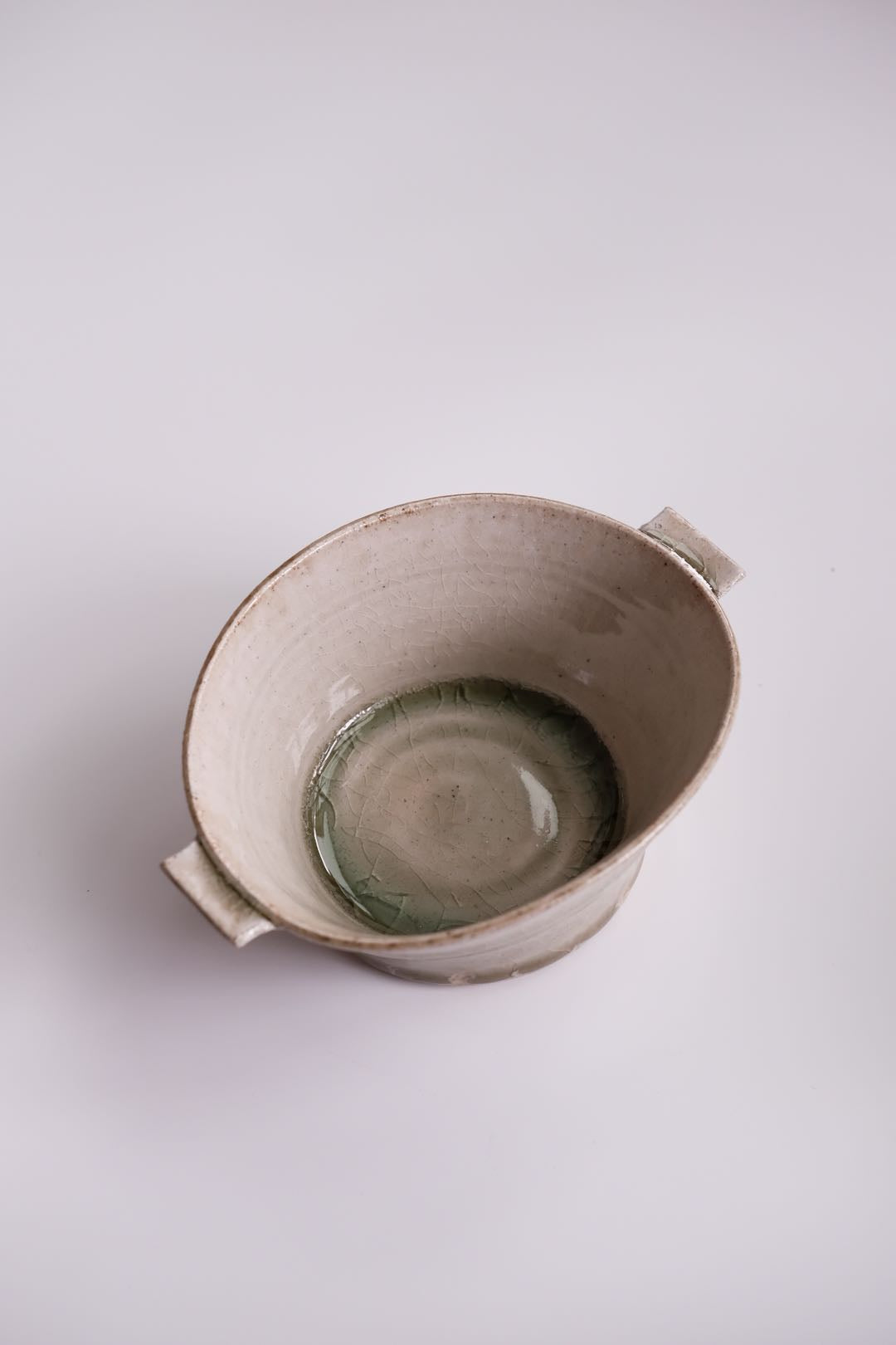 Bowl Ash Glaze - Japanese artist Kei Kawachi 河内啓