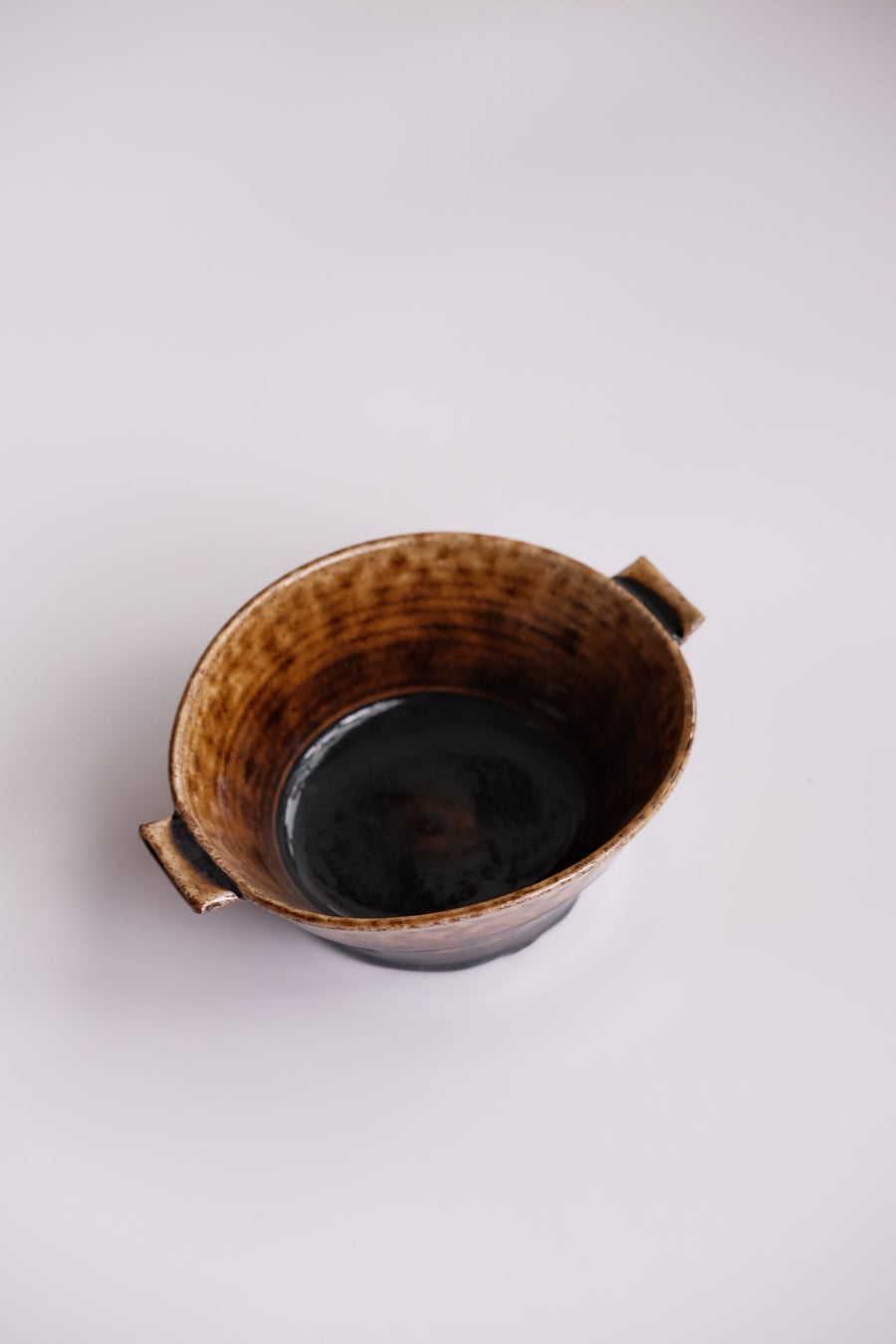 Bowl Amber - Japanese artist Kei Kawachi 河内啓