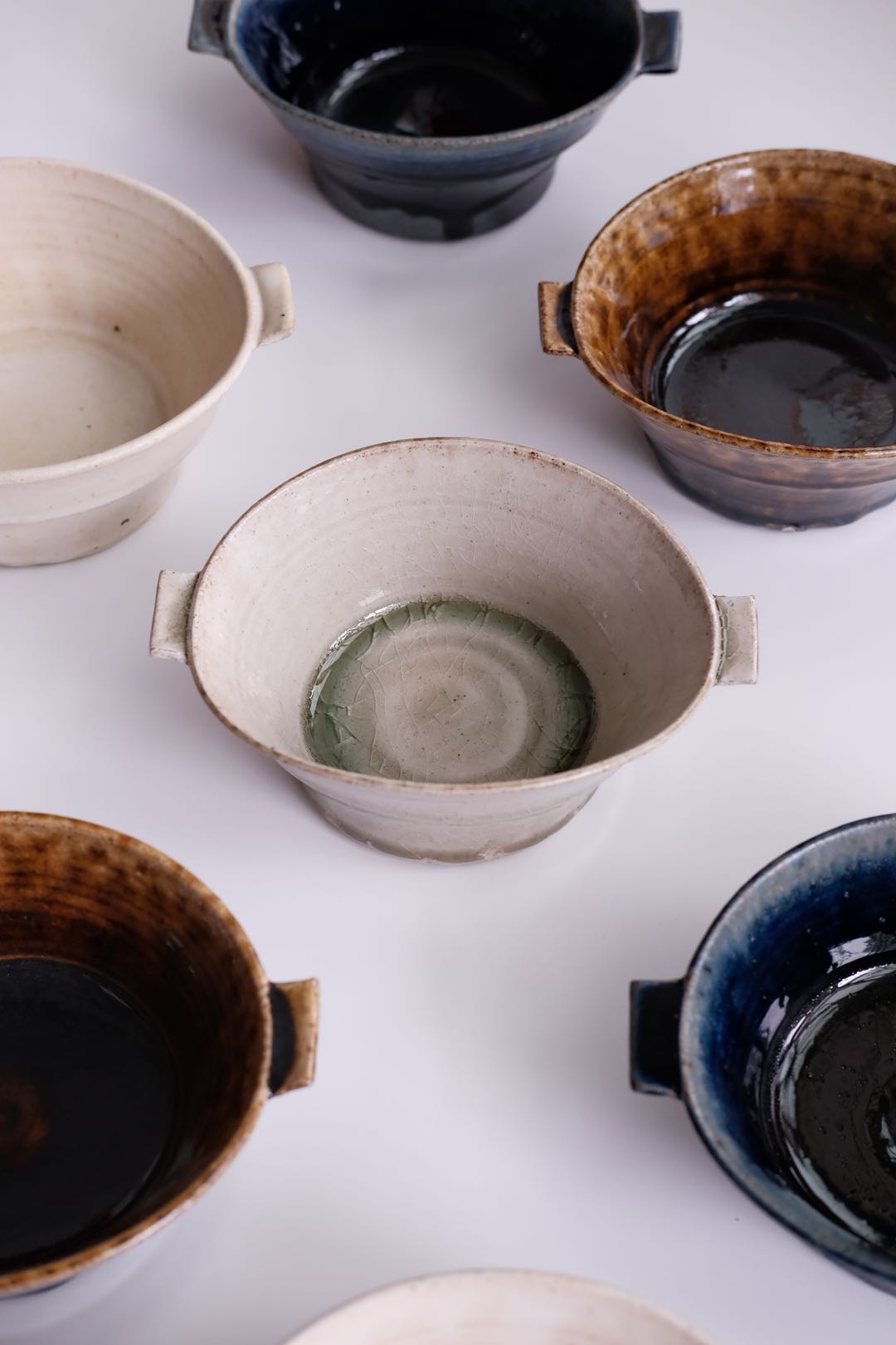 Bowl Ash Glaze - Japanese artist Kei Kawachi 河内啓