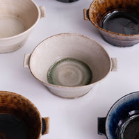 Bowl Ash Glaze - Japanese artist Kei Kawachi 河内啓