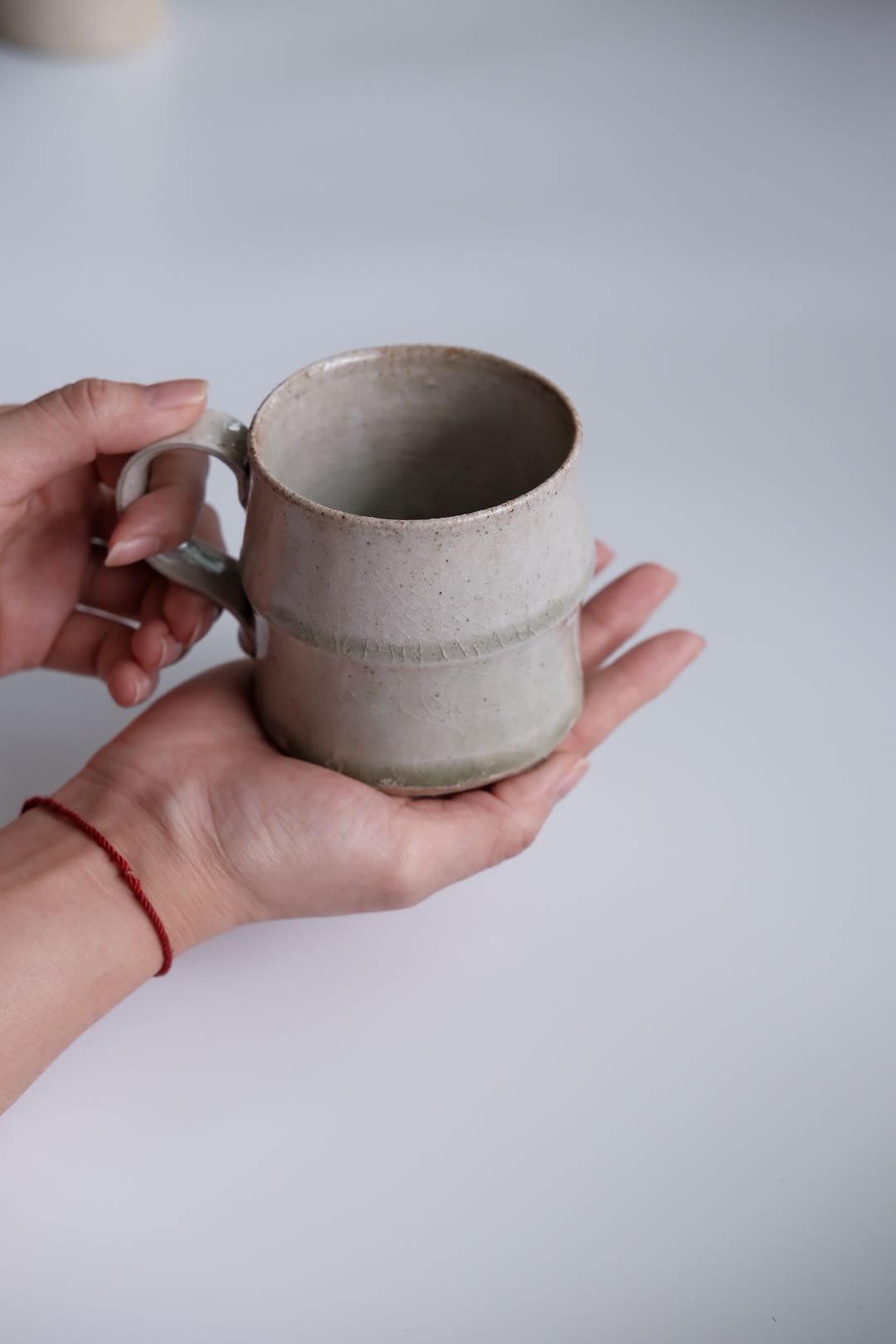 Kei Kawachi Large Mug Ash Glaze