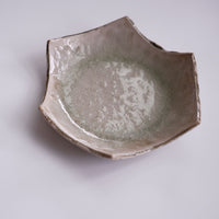 Plate Ash Glaze - Japanese artist Kei Kawachi 河内啓