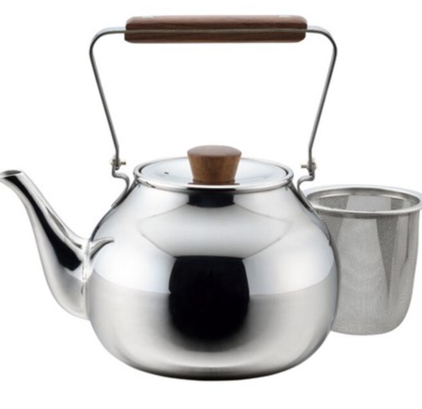 Japanese Stainless Steel Teapot Miyaco