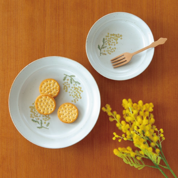 Mimosa Waltz Round Plate