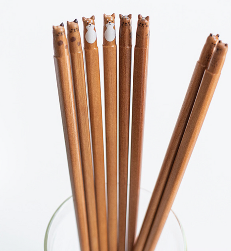 Fluffy Natural Wood Chopstick