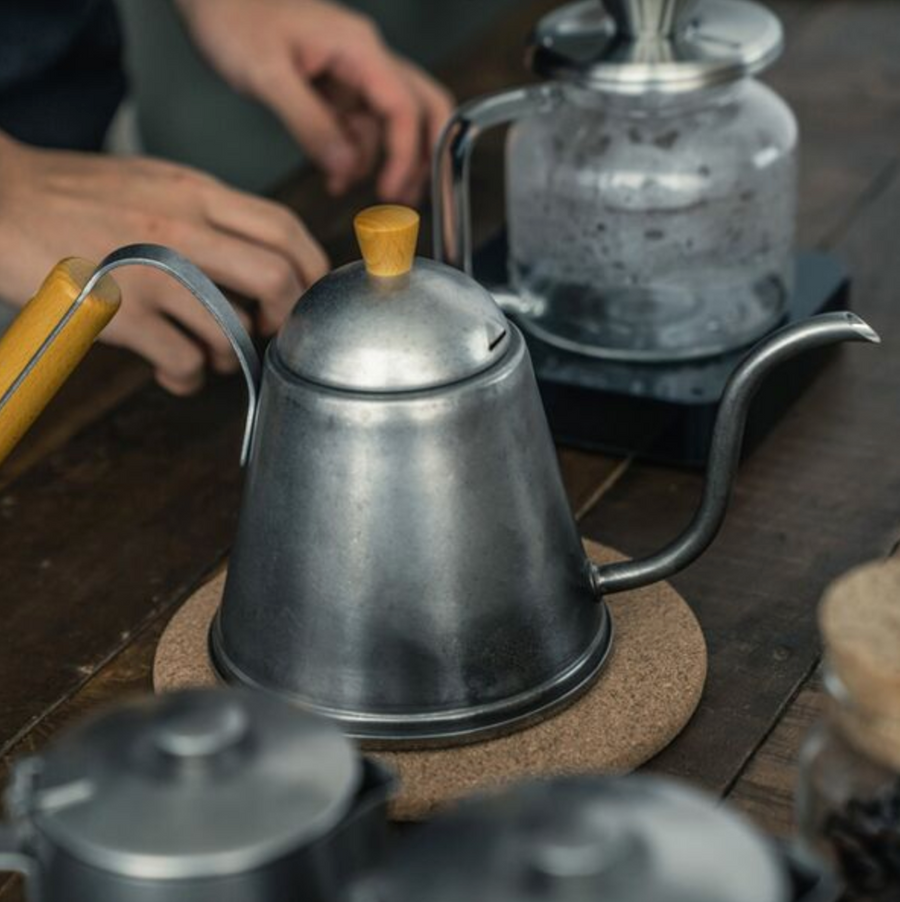 Japan Vintage Stainless Box Drip Kettle