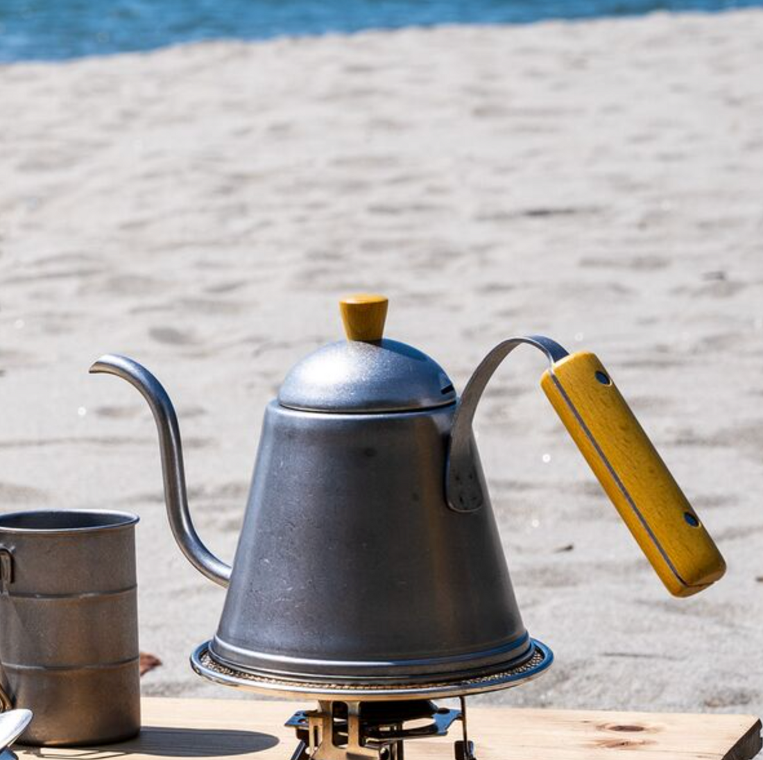 Japan Vintage Stainless Box Drip Kettle