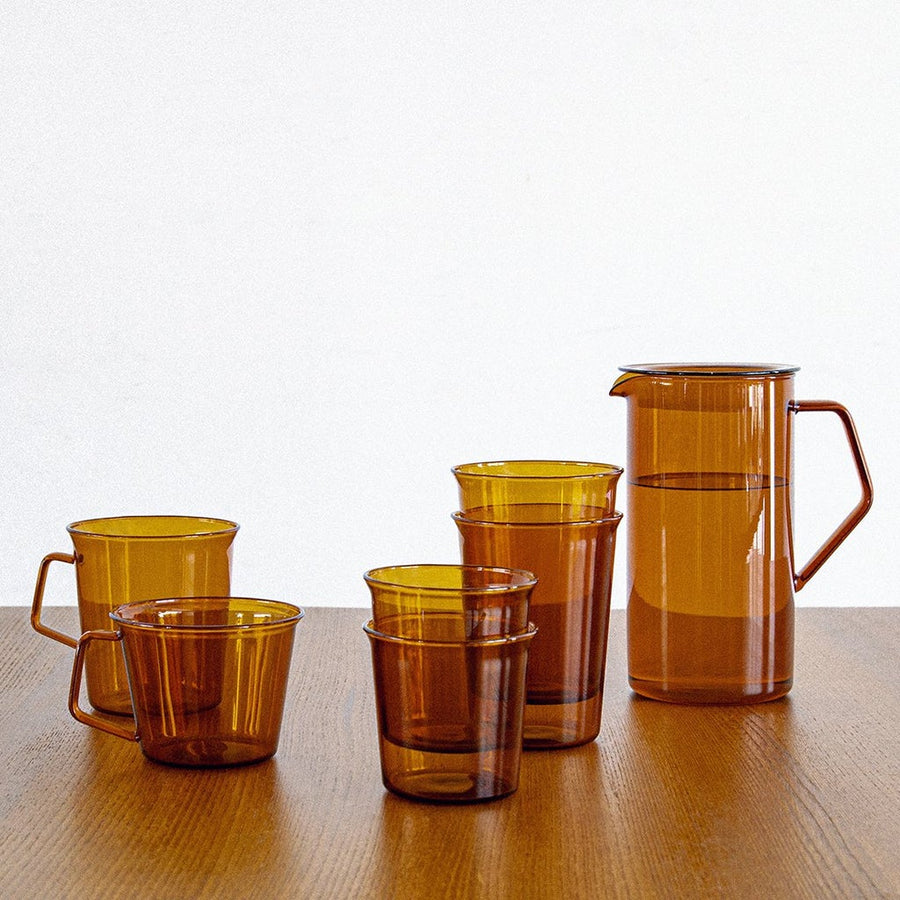 KINTO CAST AMBER glass tumbler