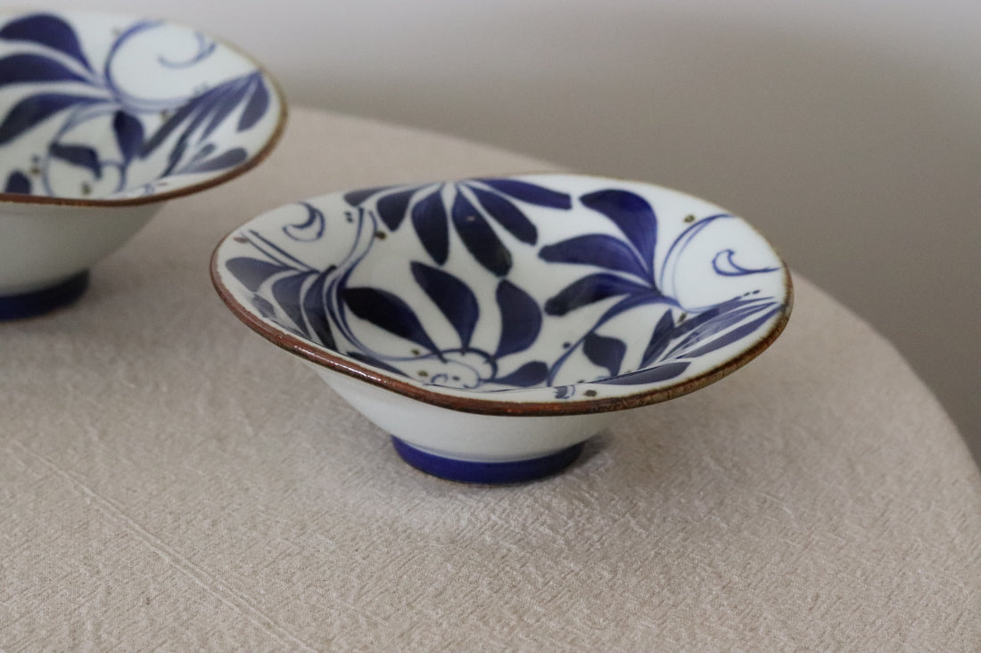 Hasami Ware Karakusa Hand Painted Bowl