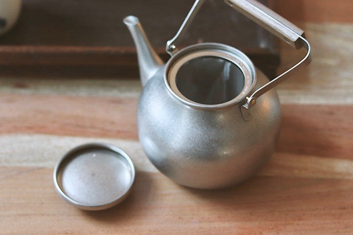 Japanese Stainless Steel Teapot Miyaco