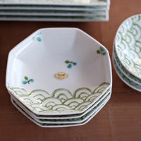 Arita Ware Green Wave Dish