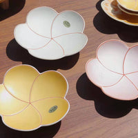 Arita Ware Red Line Plum Style Dish