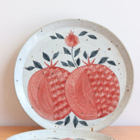 Cool Banana Hand Craft Plate - Pomegranate