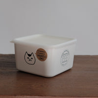 Freezer Food Containers with Lid - Cat