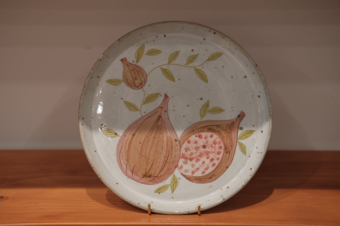 Cool Banana Hand Craft Plate - Fig