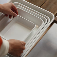 Japan Noda Horo Enamel Nestable Meal Prep / Baking Tray