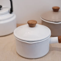 Japan Noda Horo Pochika Milk Pan 14cm Enamelware