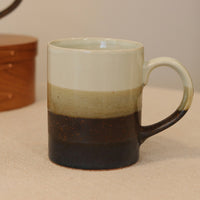 Japanese Layer Painted Pottery Mug Small