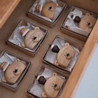 Bear brooch(cup cakes)  - By Japanese artist Kinone