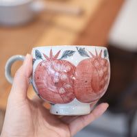 Cool Banana Round Coffee Mug - Pomegranate