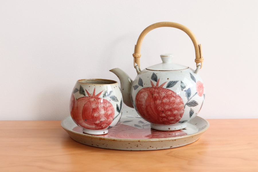 Cool Banana Hand Craft Teapot - Pomegranate FQC88