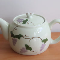 Japanese Bunny Grape Teapot with Teacups