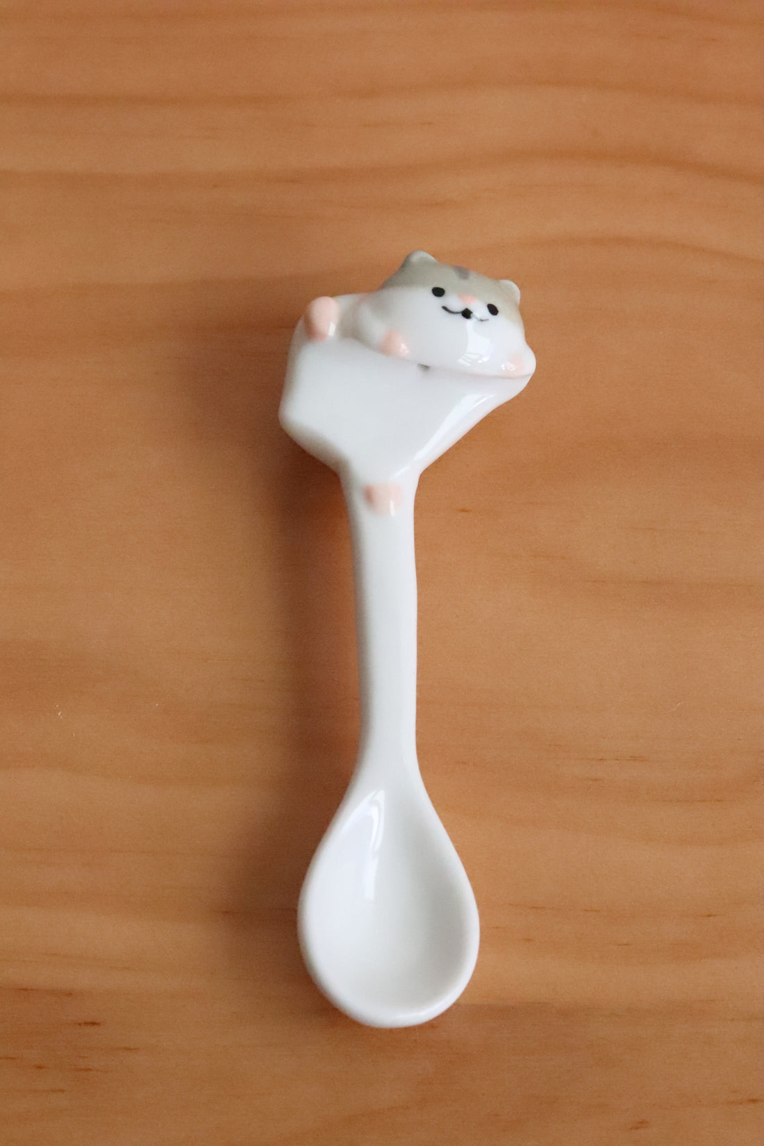 Japanese Ceramic Hamster Mugs And Spoon