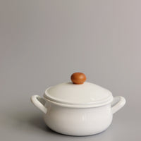 Japan Noda Horo Pochika White Pot