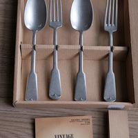 Japan Stainless Vintage Box Cultery 4-PC SET LUTECE